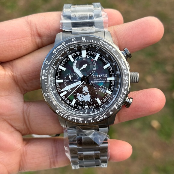 CITIZEN Limited Edition Citizen Promaster Geo Trekker Blue Dial Grey Watch Mens - Picture 5 of 12